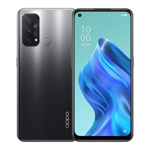 【ラッピング可】【即日発送】【国内版】【新品 箱不良・シュリンク破れ品】OPPO Reno５ A OCN版 CPH2199 128GB シルバーブラック SIMフリー
