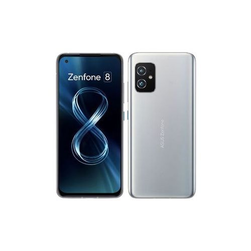 【即日発送】【中古美品】ASUS エイスース Zenfone 8 ホライゾンシルバーZS590KS-SL128S8 SIMフリー