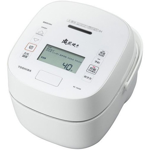 【新品】TOSHIBA 真空圧力IH炊飯器 RC-10VSR(W)