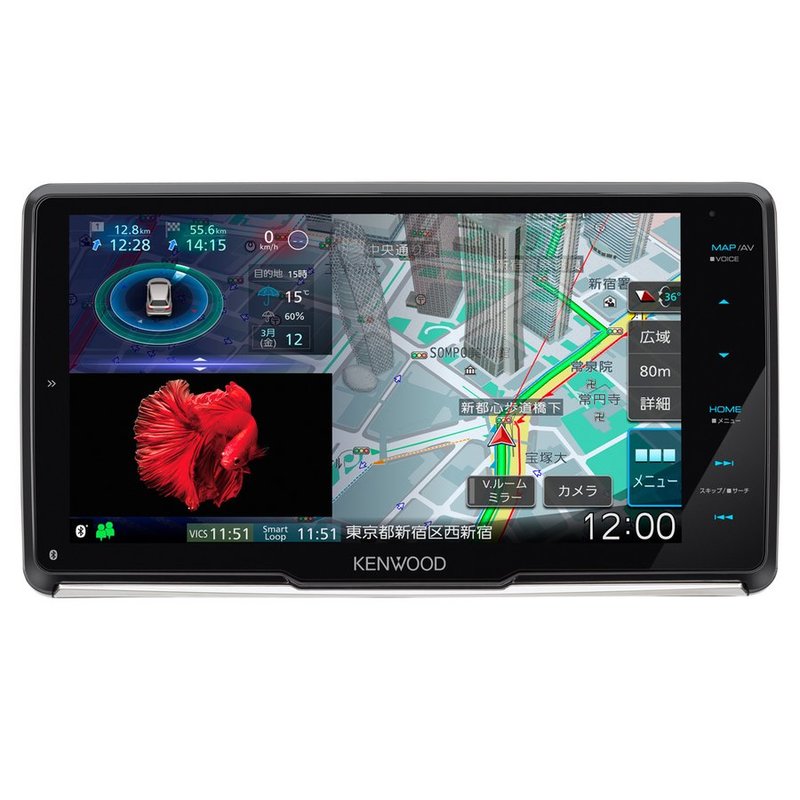 【即日発送】【新品 箱不良・シュリンク破れ品】彩速ナビ 大画面9V型 MDV-M908HDF