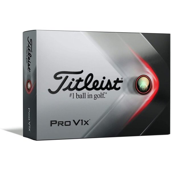 【即日発送】【新品 箱不良・シュリンク破れ品】Titleist タイトリスト PRO V1x ボール 2021年モデル ダブルプレイナンバー 1ダース12個入