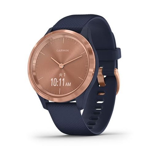 【ラッピング可】【即日発送】【新品】GARMIN ガーミン vivomove 3S 010-02238-73 Navy/Rose Gold