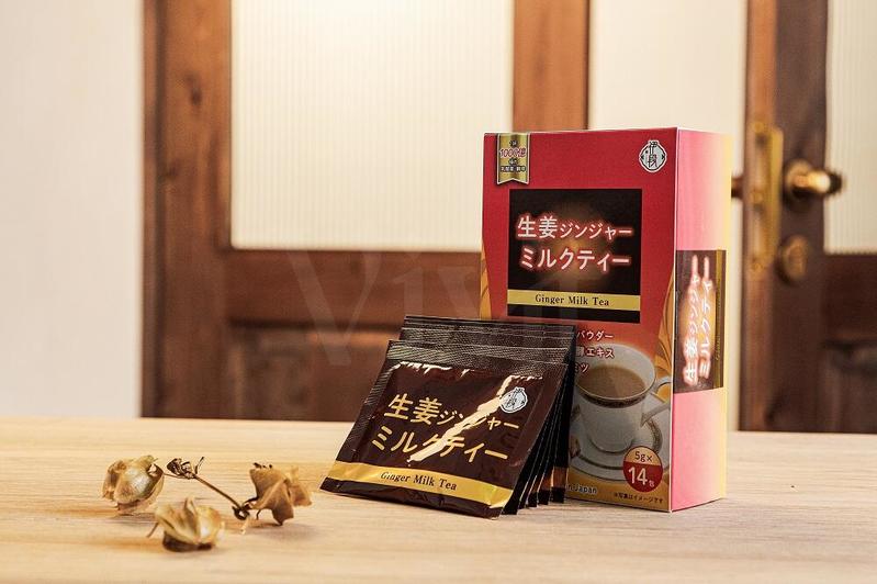 【新品】【委託販売品】生姜ジンジャーミルクティー 14包入り サプリメント サプリ 乳酸菌 酵母 生姜サプリ ぽかぽか 美容 肌 健康 生姜湯