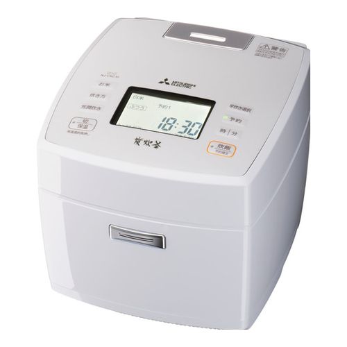 【即日発送】【新品】三菱電機 MITSUBISHI 備長炭 炭炊釜 炊飯器 NJ-VXC10-W 月白