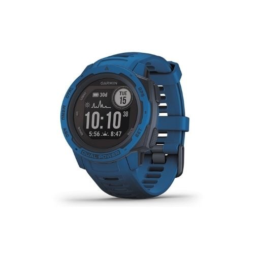 【ラッピング可】【即日発送】【新品】GARMIN ガーミン Instinct Dual Power 010-02293-35 Tidal Blue