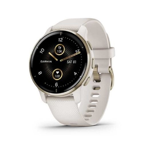 【ラッピング可】【即日発送】【新品】GARMIN ガーミン Venu 2 Plus 010-02496-42 White/Cream Gold