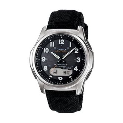 【新品】CASIO カシオ ソーラー電波時計 WAVE CEPTOR WVA-M630B-1AJF ブラック