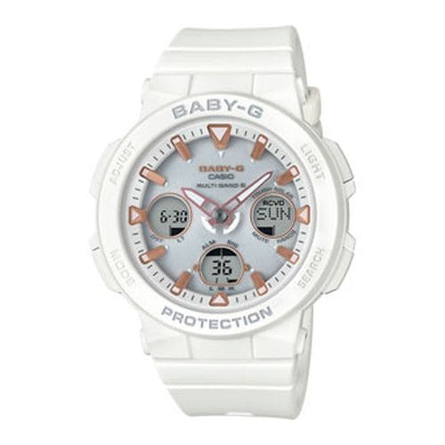 【新品】CASIO カシオ ソーラー電波時計 BABY-G Beach Traveler Series BGA-2500-7AJF レディース ホワイト