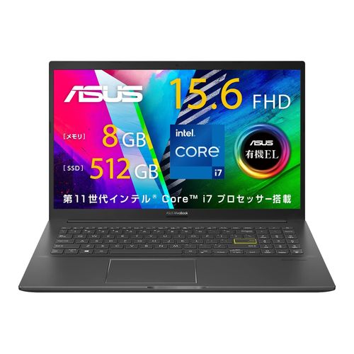【新品】ASUS エイスース ノートパソコン VivoBook 15 OLED K513EA-L1869T 512GB 15.6インチ