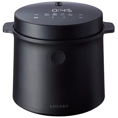 【即日発送】【新品 箱不良・シュリンク破れ品】LOCABO ロカボ 糖質カット炊飯器 ブラックJM-C20E-B