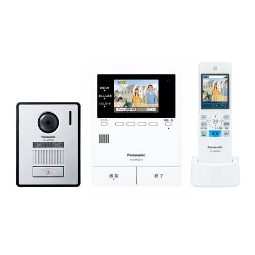 【即日発送】【新品】Panasonic パナソニック ワイヤレスモニター子機付 VL-SWE310KF