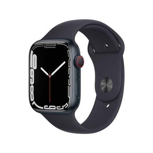 【ラッピング可】【即日発送】【国内版】【新品 箱不良・シュリンク破れ品】Apple Watch Series 7(GPS + Cellularモデル) 45mm ミッドナイトアルミニウムケースとミッドナイトスポーツバンド レギュラー MKJP3J/A