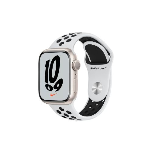 【ラッピング可】【即日発送】【国内版】【新品】Apple Watch Nike Series 7 GPSモデル 41mm MKN33J/A ピュアプラチナム/ブラック Nike スポーツバンド