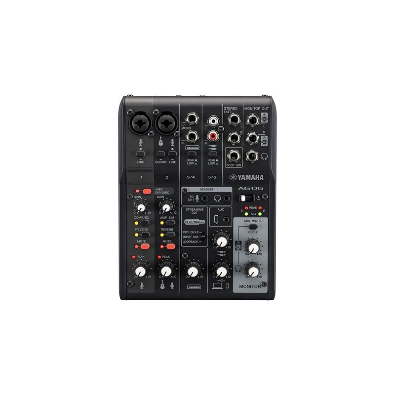【新品】YAMAHA ヤマハ ライブストリーミング ミキサー AG06MK2 ブラック