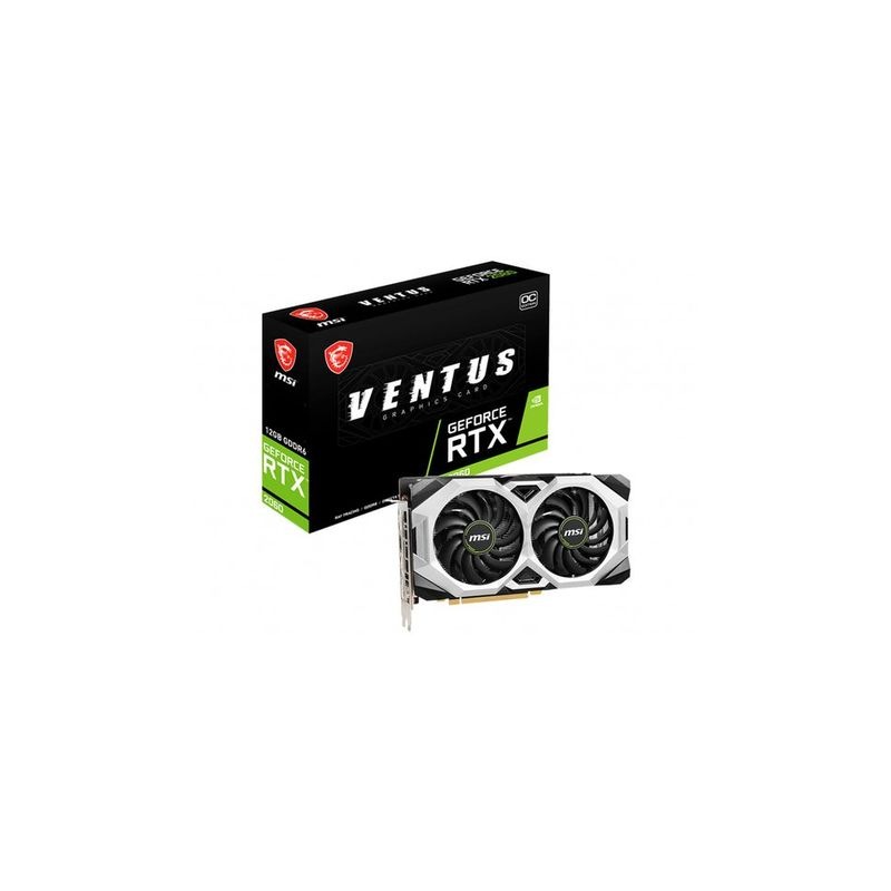【新品】MSI グラフィックスボード GeForce RTX 2060 VENTUS 12G OC VD7937 ブラック