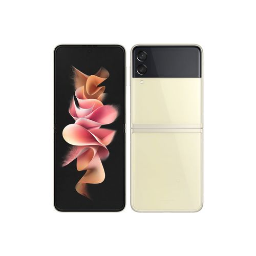 【ラッピング可】【即日発送】【国内版】【新品】Galaxy ギャラクシー Z Flip3 5G SCG12 128GB クリーム au版 SIMロック解除品