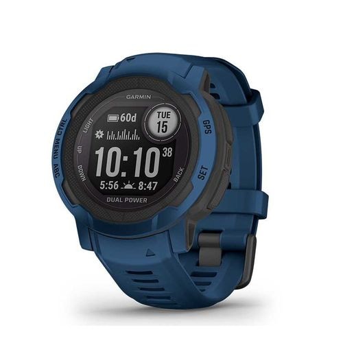【ラッピング可】【即日発送】【国内版】【新品】GARMIN ガーミン スマートウォッチ Instinct 2 Dual Power Tidal Blue 010-02627-46