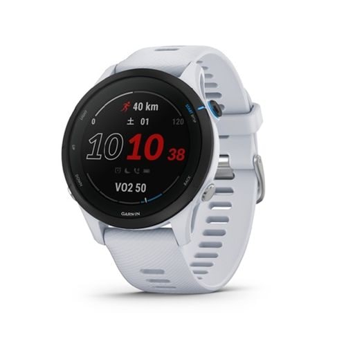 【ラッピング可】【即日発送】【国内版】【新品】GARMIN ガーミン スマートウォッチ Forerunner255 Music 010-02641-57 ホワイトストーン