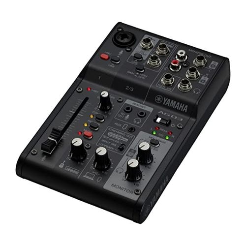 【即日発送】【新品 箱不良・シュリンク破れ品】YAMAHA ヤマハ ライブストリーミング ミキサー AG03MK2 ブラック