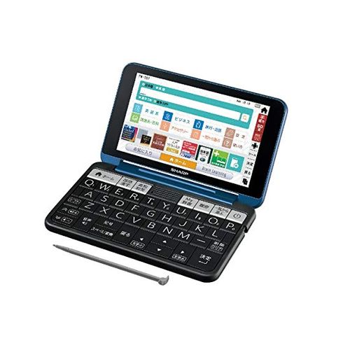 【即日発送】【新品 箱不良・シュリンク破れ品】SHARP 電子辞書 Brain PW-SB7-K ネイビー系
