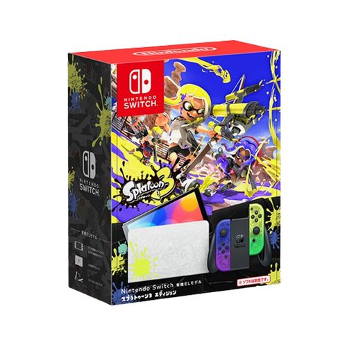 【ラッピング可】【即日発送】【新品 箱不良・シュリンク破れ品】任天堂 Nintendo Switch 有機ELモデル スプラトゥーン3エディション