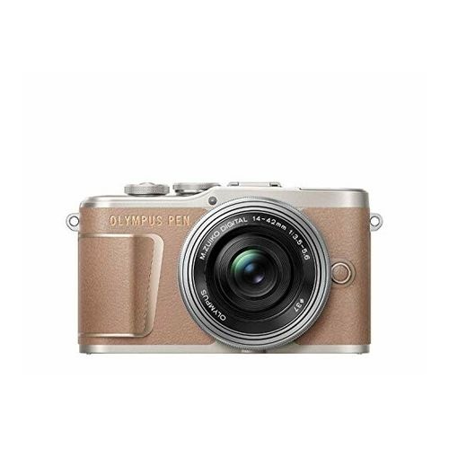 【新品】OLYMPUS オリンパス PEN E-PL10 14-42mm EZレンズキット ブラウン
