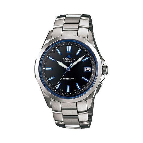【新品】CASIO カシオ 腕時計 電波ソーラー オシアナス OCW-S100-1AJF シルバーブラック