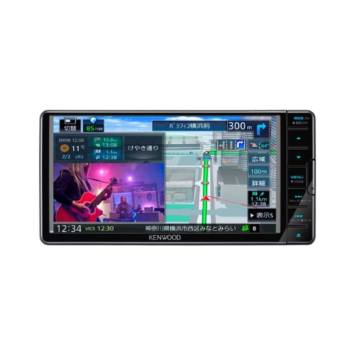 【即日発送】【中古美品】JVC KENWOOD ケンウッド 彩速ナビ MDV-S709W