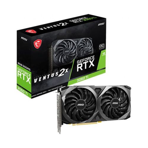 【即日発送】【新品 箱不良・シュリンク破れ品】MSI グラフィックボード GeForce RTX 3060 Ti VENTUS 2X 8G OCV1 LHR PCIExp 8GB