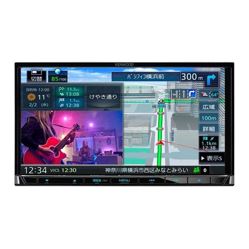 【即日発送】【中古美品】KENWOOD ケンウッド カーナビ 彩速ナビ MDV-S709