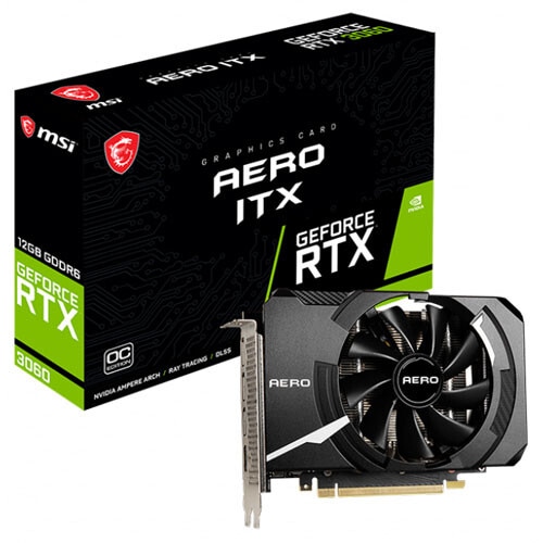 【新品】MSI グラフィックボード GEFORCE RTX 3060 AERO ITX 12G