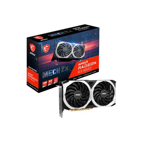 【新品】MSI グラフィックボード Radeon RX 6600 VD7871 MECH 2X 8G PCIExp 8GB