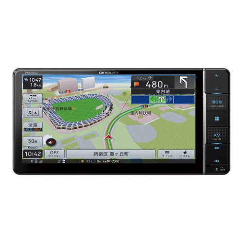 【即日発送】【中古美品】Pioneer パイオニア カーナビ カロッツェリア 楽ナビ AVIC-RW712
