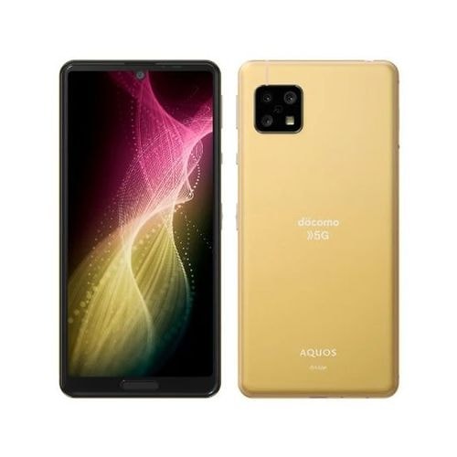 【ラッピング可】【即日発送】【国内版】【新品】AQUOS sense5G SH-53A イエローゴールド 64GB docomo版 SIMロック解除品