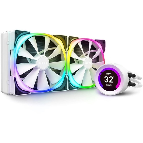 【新品】NZXT エヌゼットエックスティー CPUクーラー KRAKEN Z63 RGB White