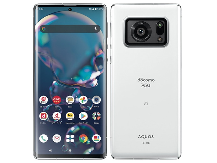 【ラッピング可】【即日発送】【国内版】【新品】SHARP AQUOS R6 128GB docomo版 SH-51B ホワイト SIMロック解除品