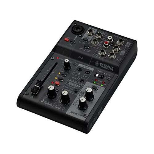 【即日発送】【新品 開封済み未使用品】YAMAHA ヤマハ ライブストリーミング ミキサー AG03MK2 ブラック