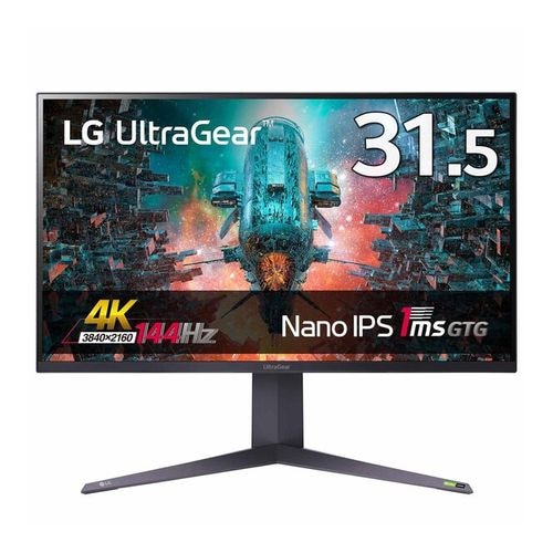 【即日発送】【新品 箱不良・シュリンク破れ品】LG ゲーミングモニター UltraGear 31.5インチ ブラック 32GQ950-B