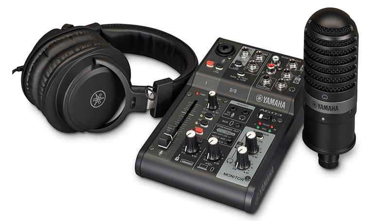 【即日発送】【新品 箱不良・シュリンク破れ品】YAMAHA ヤマハ ライブストリーミングパック AG03MK2 ブラック