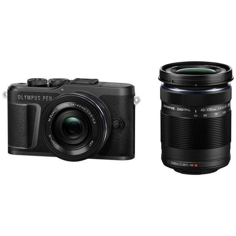 【即日発送】【新品 箱不良・シュリンク破れ品】OLYMPUS オリンパス PEN E-PL10 EZダブルズームキット ブラック