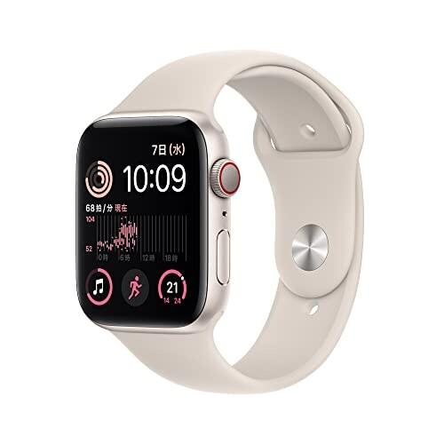 【ラッピング可】【即日発送】【国内版】【新品】Apple Watch SE 第2世代 GPS+Cellularモデル 44mm MNPT3J/A スターライト