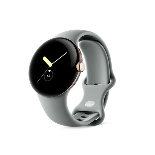 【ラッピング可】【即日発送】【国内版】【新品】Google Pixel Watch スマートウォッチ Champagne Gold ステンレス ケース / Hazel アクティブ バンド（Wifi）