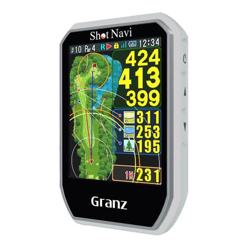 【即日発送】【新品 箱不良・シュリンク破れ品】ShotNavi ハンディタイプ GPSゴルフナビ ショットナビ グランツ Shot Navi Granz ホワイト