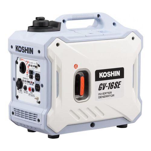 【即日発送】【新品】KOSHIN 工進 インバータ発電機 ガソリンエンジン 防音フレーム 静音 1.6KVA GV-16SE