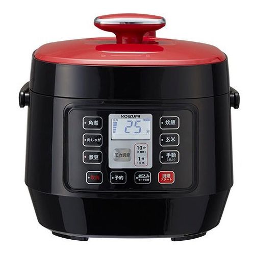 【即日発送】【新品 箱不良・シュリンク破れ品】コイズミ マイコン電気圧力鍋 KSC-3501-R レッド