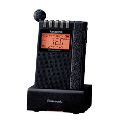 【即日発送】【新品】Panasonic パナソニック ポータブルラジオ RF-ND380RK ブラック FM/AM対応