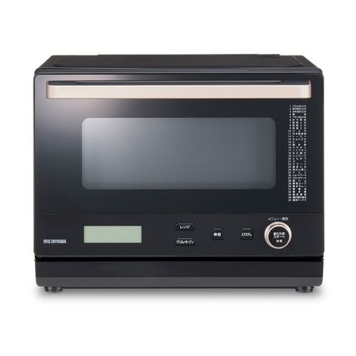 【新品】IRIS OHYAMA アイリスオーヤマ スチームオーブンレンジ 26L MO-FS2601-B ブラック