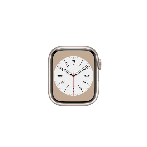 【ラッピング可】【即日発送】【国内版】【新品】Apple Watch Series8 41mm GPS スターライトアルミニウムケース (バンド無し) MNPD3J/A