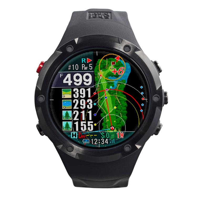 【ラッピング可】【即日発送】【新品】Shot Navi ショットナビ 腕時計型GPSナビ Evolve PRO ブラック