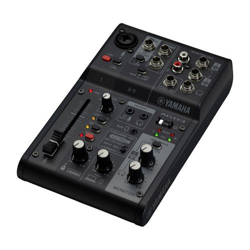 【即日発送】【新品 保証開始済み品】YAMAHA ヤマハ ライブストリーミング ミキサー AG03MK2 ブラック